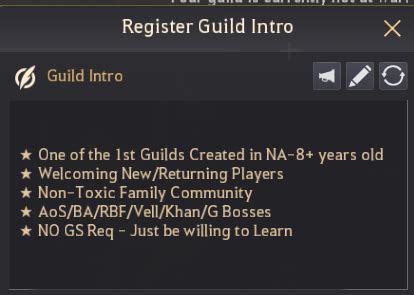 [Guild & Friends] Roleplay & Guild Information .
